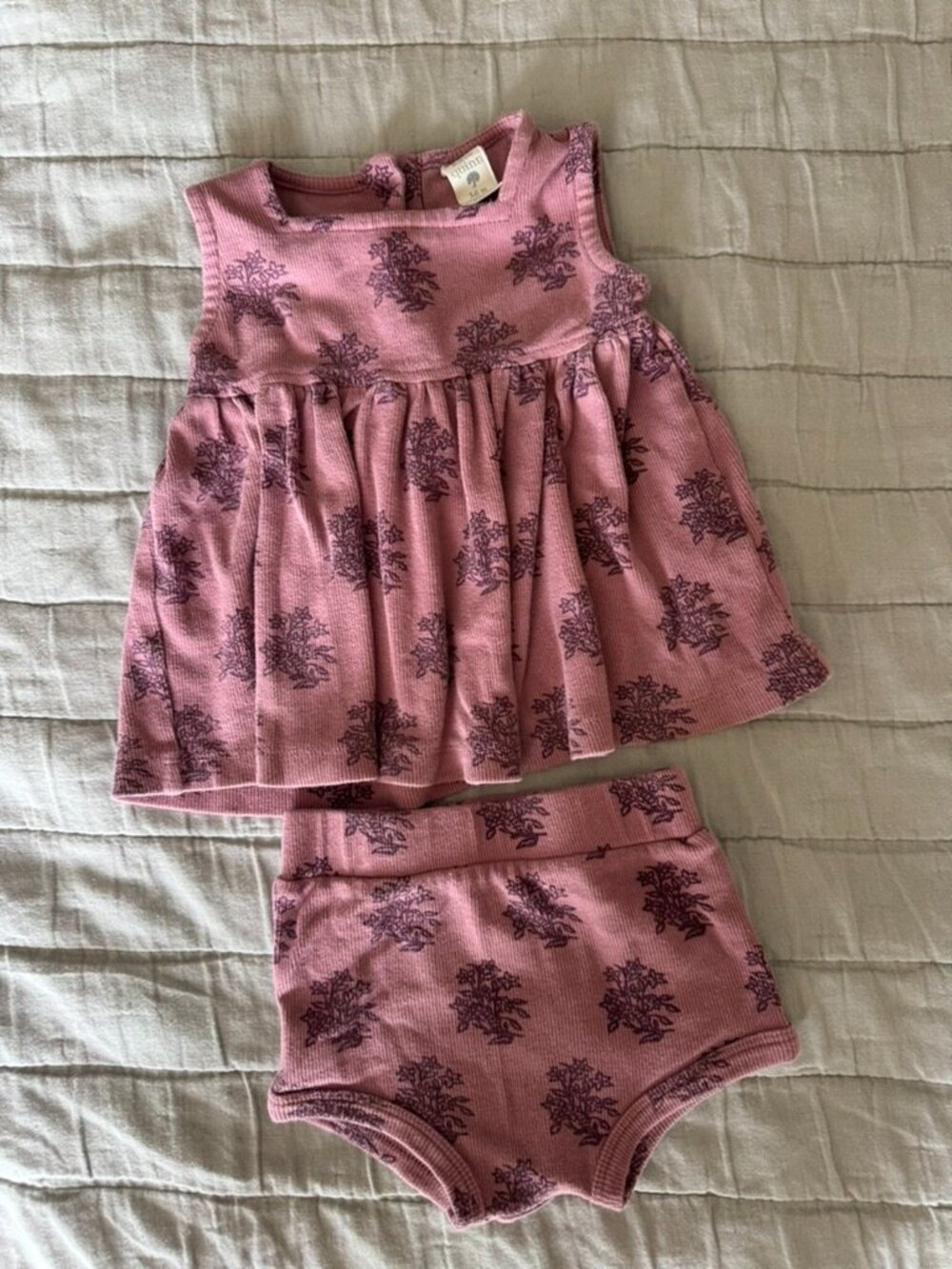 Kate Quinn bummie set - 3-6mo
